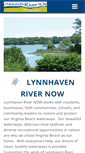 Mobile Screenshot of lynnhavenrivernow.org