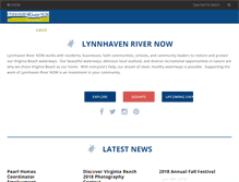 Tablet Screenshot of lynnhavenrivernow.org